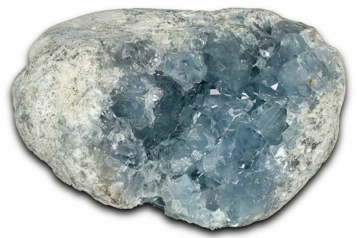Sparkling Celestine (Celestite) Geode - Madagascar #344773